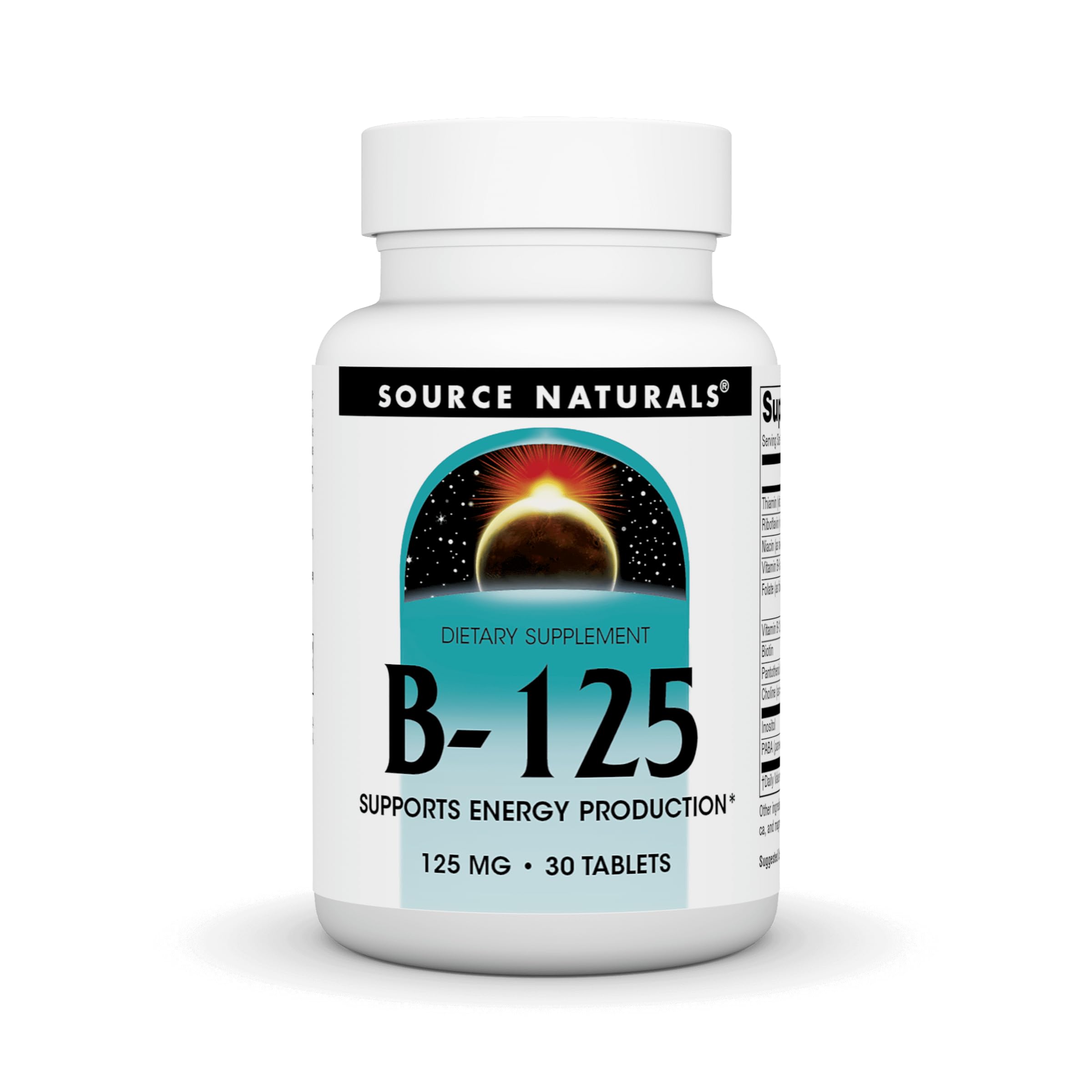 Source Naturals B-125, 30 Tablets
