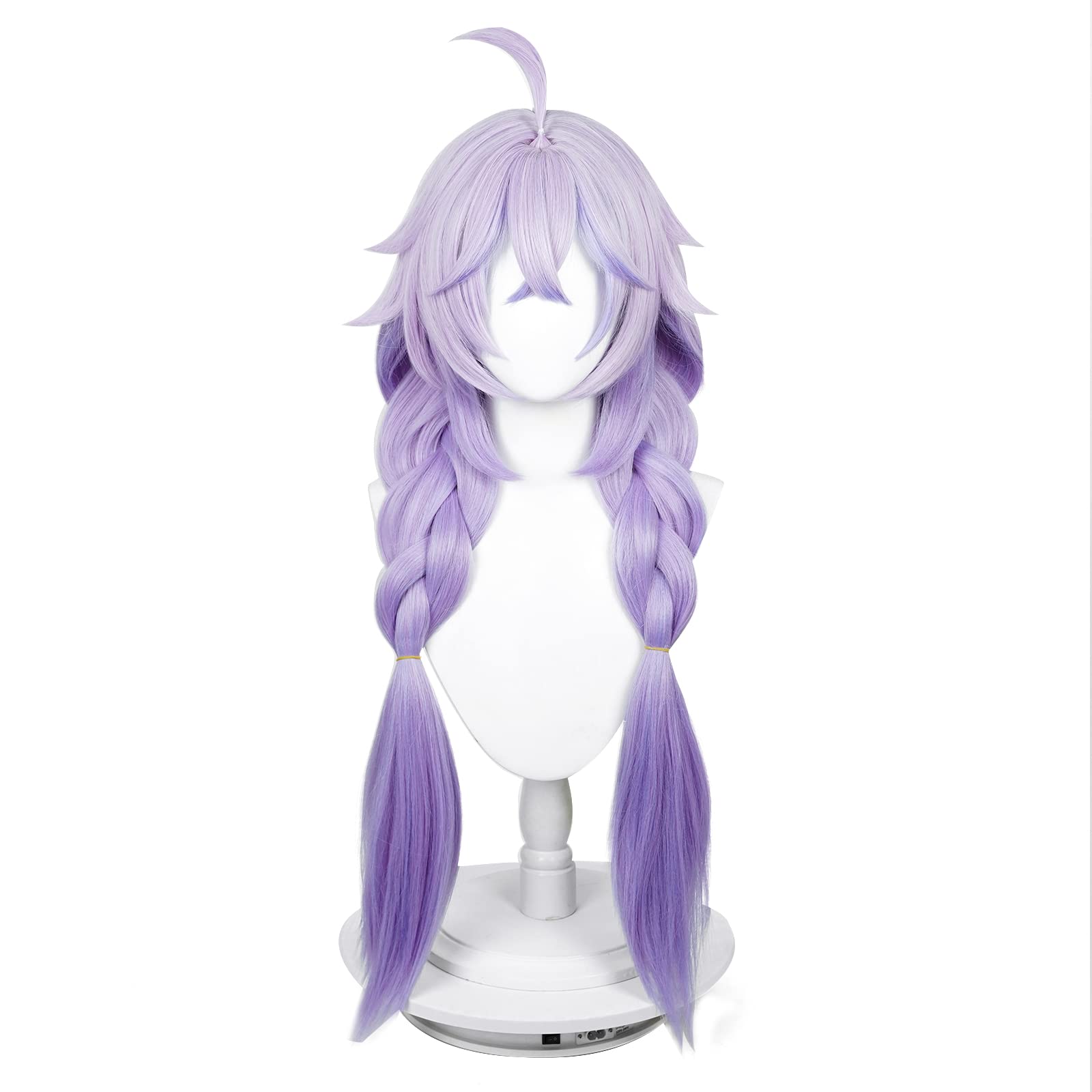 Amazon.co.jp: 【Manhecos】コスプレウィッグパープルロング