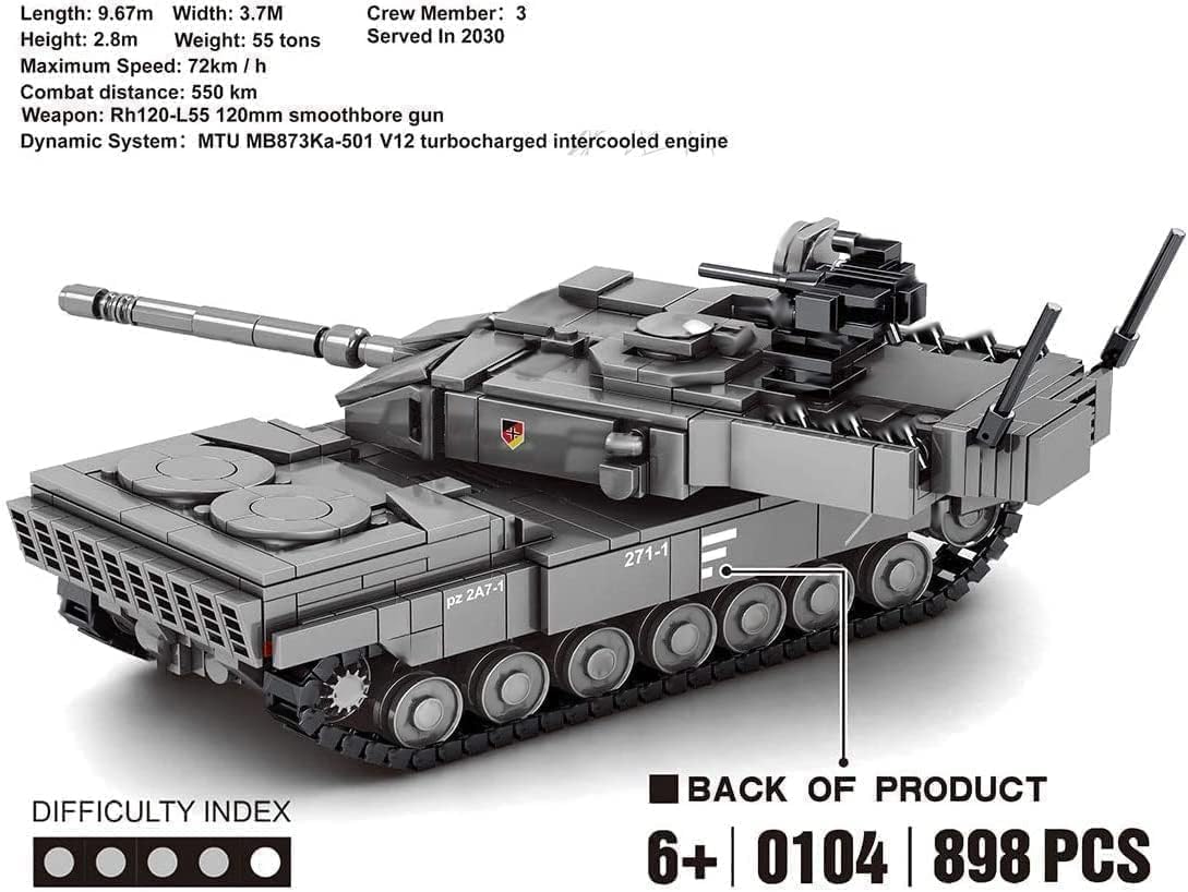 Nifeliz Leopard II A4, Military Main Battle Tank Building