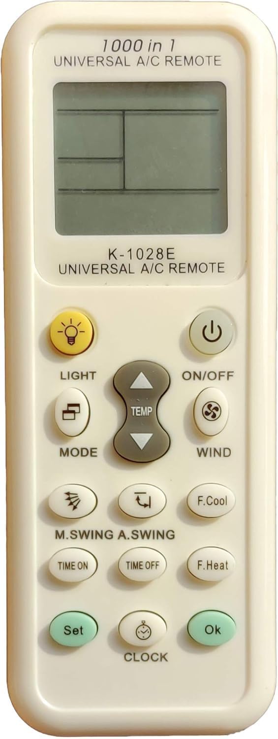 ANI-1000 in 1 Universal AC Remote Compatible with Most of The Brands Like Carrier, Daikin, Electrolux, Fujitsu, Hitachi, Hyundai, LG, Mitsubishi, Panasonic, Samsung, Whirlpool, Onida, Lloyd [AC-72]-image-43