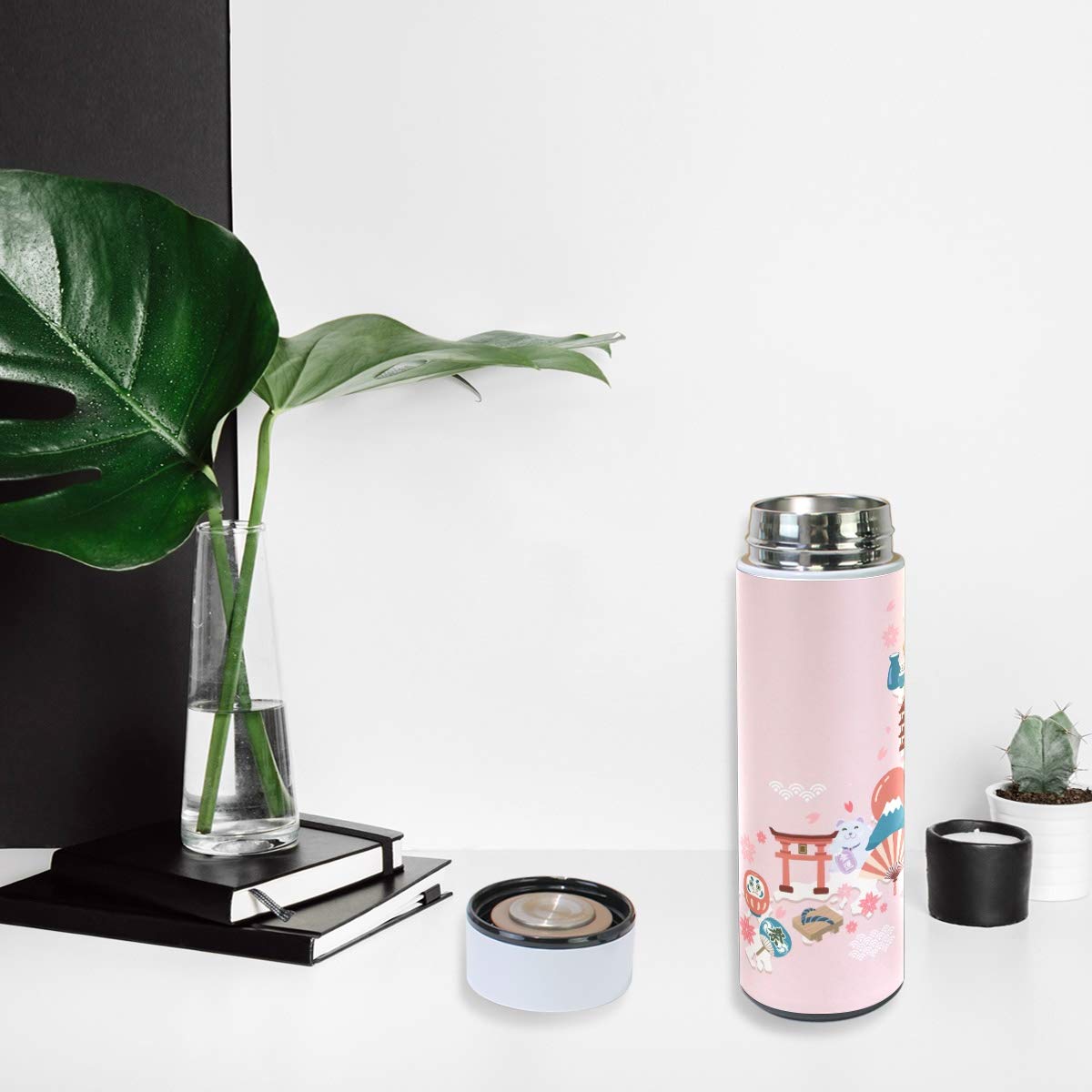 Amazon｜ミヤビヤ 水筒 500ml 日本地図柄 日本全図柄 ちず柄