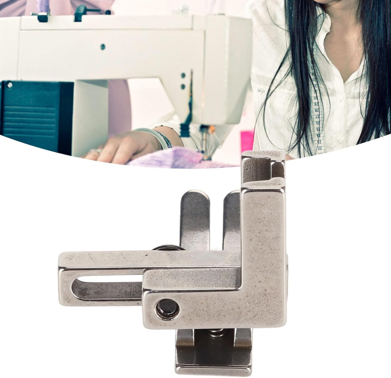 Gemsy Steel T3 Pressure Foot for Universal Industrial Sewing Machines, Jack and More Pressure Foot (T3) for Single Needle HIGH Speed LOCKSTITCH Universal Sewing Machine - Pack of 2 — Amazon image 5