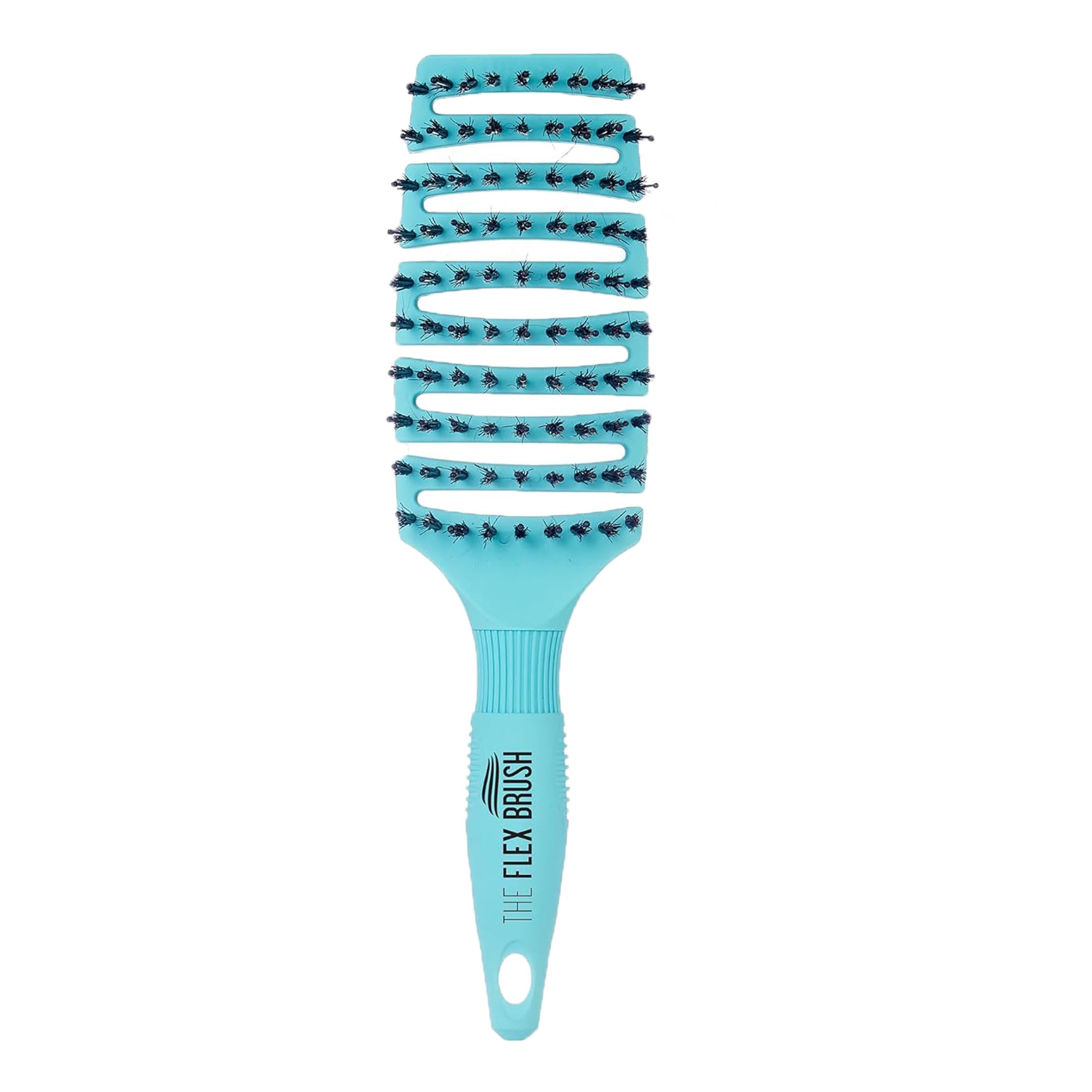 Flex Brush Vented Hair Brush for Blow Drying, Flexible Bristle for Women & Kids, Detangling, Massages Scalp for Hair Growth, Lightweight & Vented for