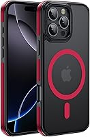 Vista 126 de Funda magnética para iPhone Air con protector de lente de cámara, protección grado militar de 10 pies, compatible con funda MagSafe Slim para iPhone