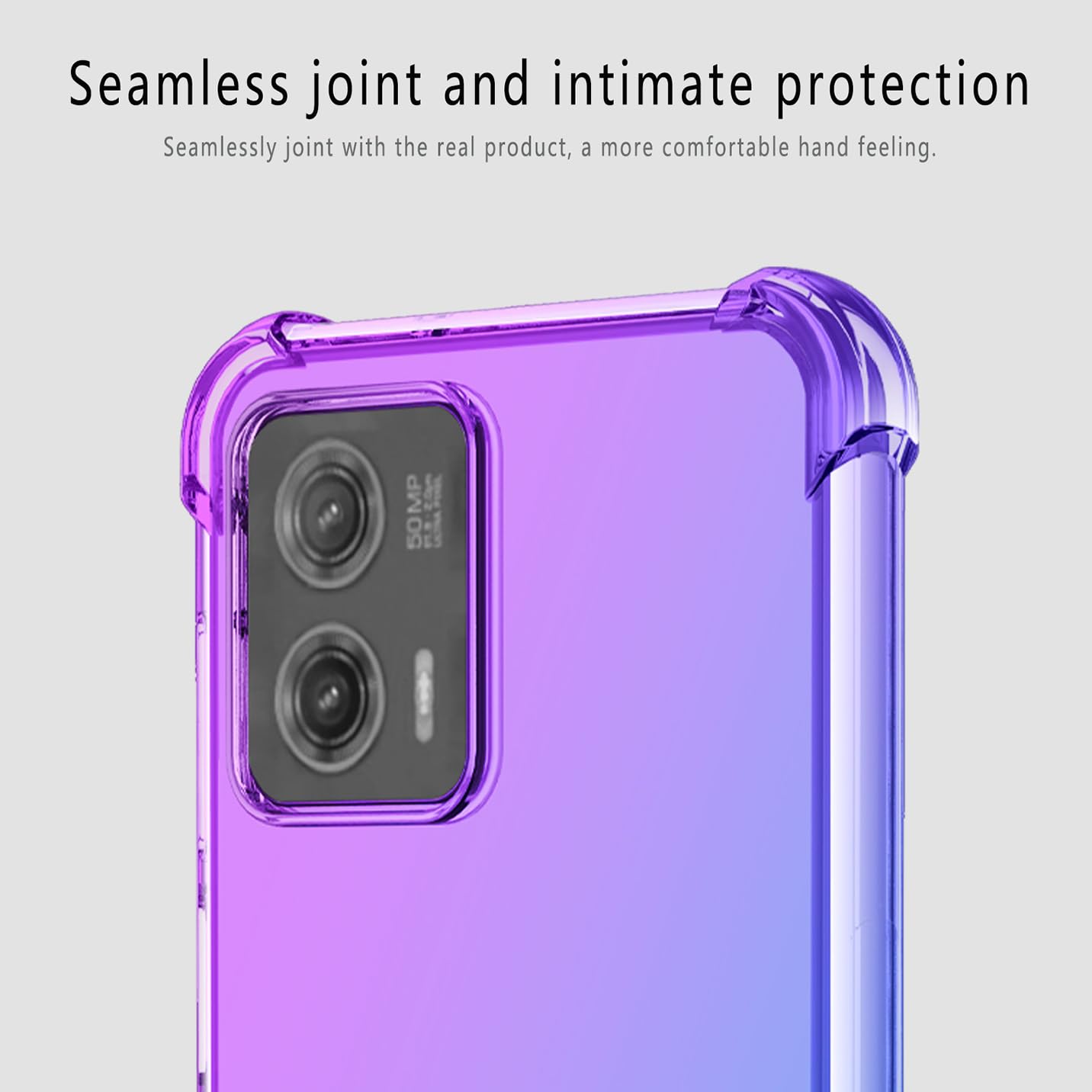 BORYA Coque Pour Motorola Moto G84 5G, Silicone Antichoc Très Mince