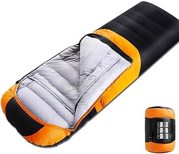 Amazon.co.jp: 寝袋 冬用 ダウン シュラフ 冬 最低温度-35℃ 高級ダウン