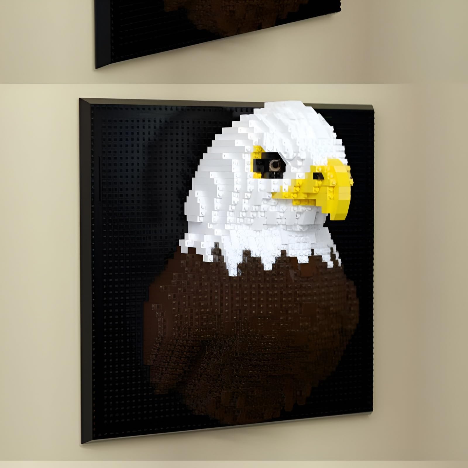 Eagle Building Blocks Set, Wall Art Animals Building Kit - Image 3