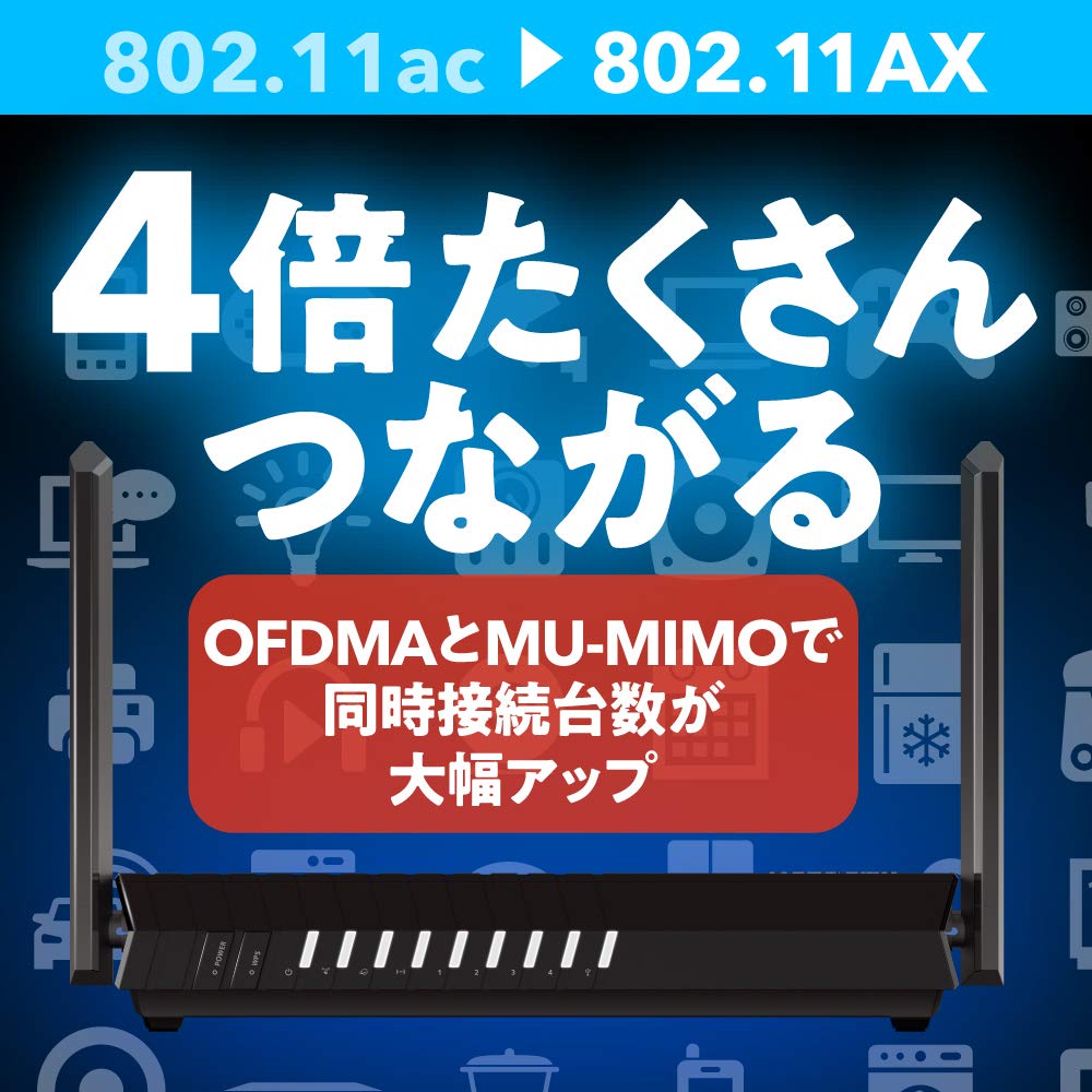 Amazon | [メーカー生産終了品] NETGEAR WiFiルーター 無線LAN 11ax(Wi