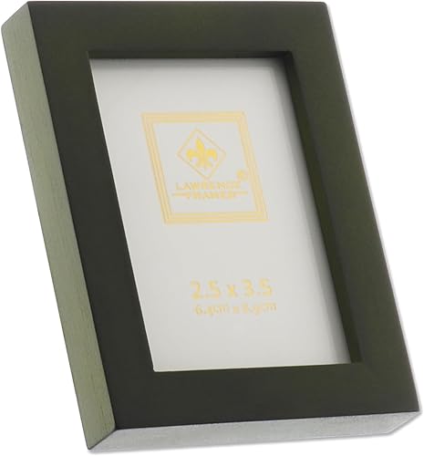 Vista 81 de Lawrence Frames Marco de fotos de madera de nogal, colección de galería, nogal claro, 2.5 x 3.5 pulgadas
