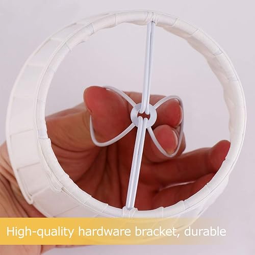 Miniatura 7 de 1 lámpara de araña de tela para el hogar, pantalla de sombra, lámpara de tela de protección