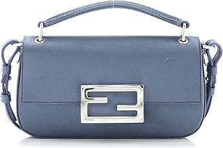 Pre-Loved Baguette Phone Pouch Silk, Blue