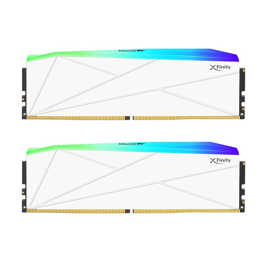 V-Color メモリ DDR5-6400 32GBx2 64GB V-Color Manta XFinity RGB DDR5 64GB (32GBx2) 6400MHz CL32