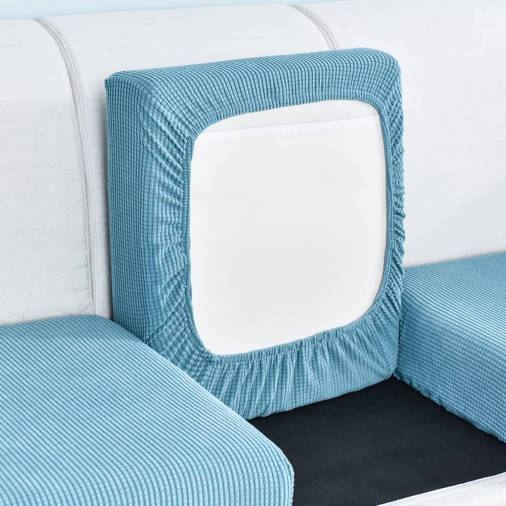 AYouge Sofa Seat Cushion Cover-Elastic Seat Cushion Cover - Elastic House Cover Non-slip Fabric Checkered Sofa Cover