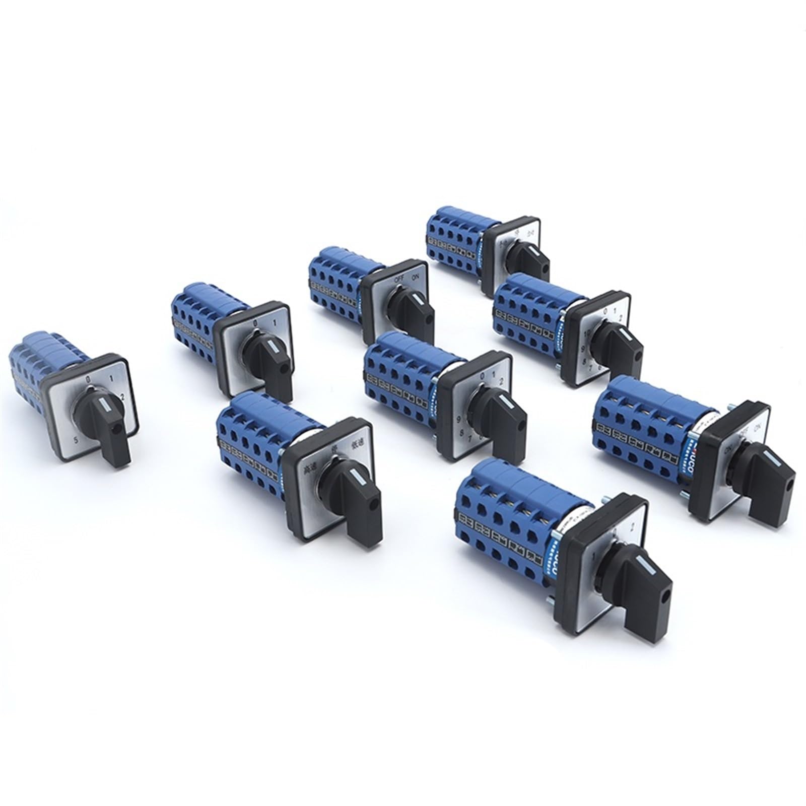 Commutateur rotatif de came pour remplacer un interrupteur de moteur triphasé 20A
