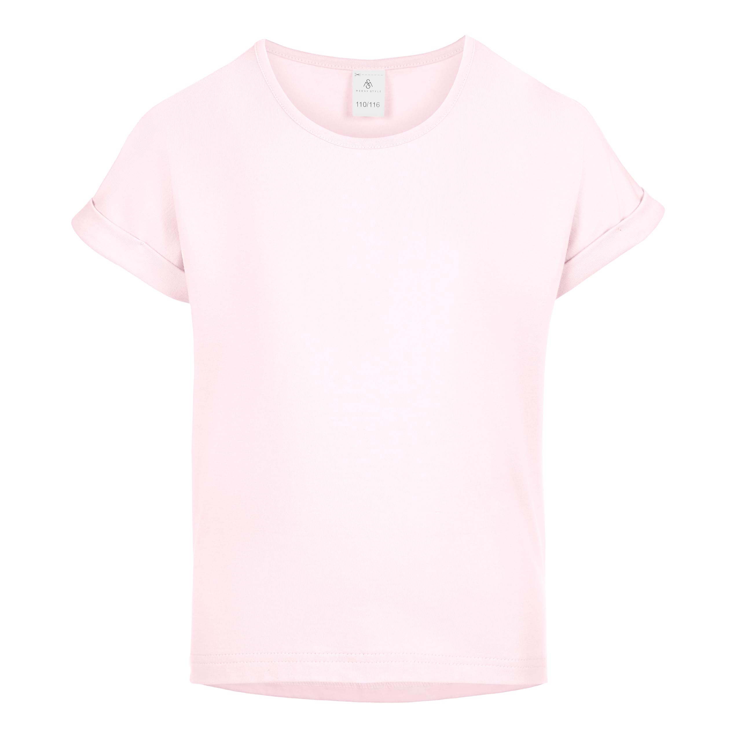 Merry Style T-Shirt für Mädchen aus weicher Baumwolle – Bequeme Mädchenkleidung MS-468