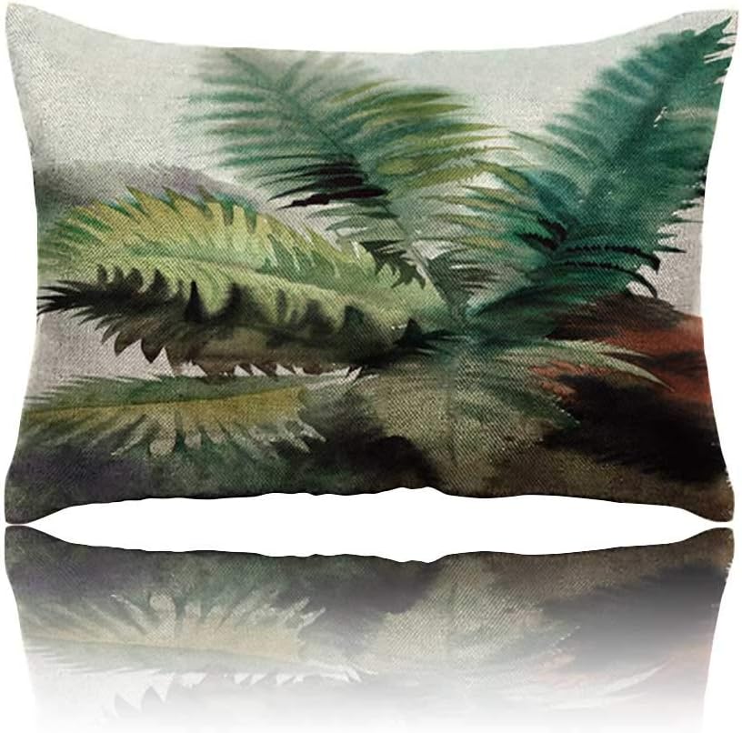 Body Pillow Fern boppy Pillow Cover 18"x26" Home & Kitchen