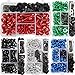 Worldmotop Fairing Bolt Kit Screws Fasteners Universal Compatible with Yamaha Honda Kawasaki Suzuki BMW,Fairing Bolt Kits Metric Bolts and Nuts Kit(Orange)