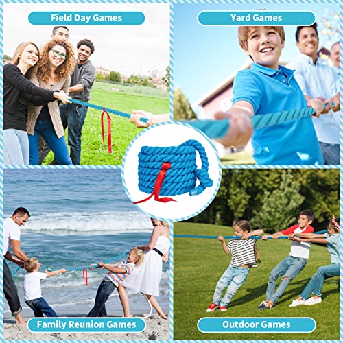 Redllo 20Ft Tug Of War Rope For Kids And Adults,Outdoor Games Field Day Family Reunion Birthday Party Games, Summer Outside Yard Backyard Lawn Games, Camping Picnic Carnival Games,Team Building #TOP6