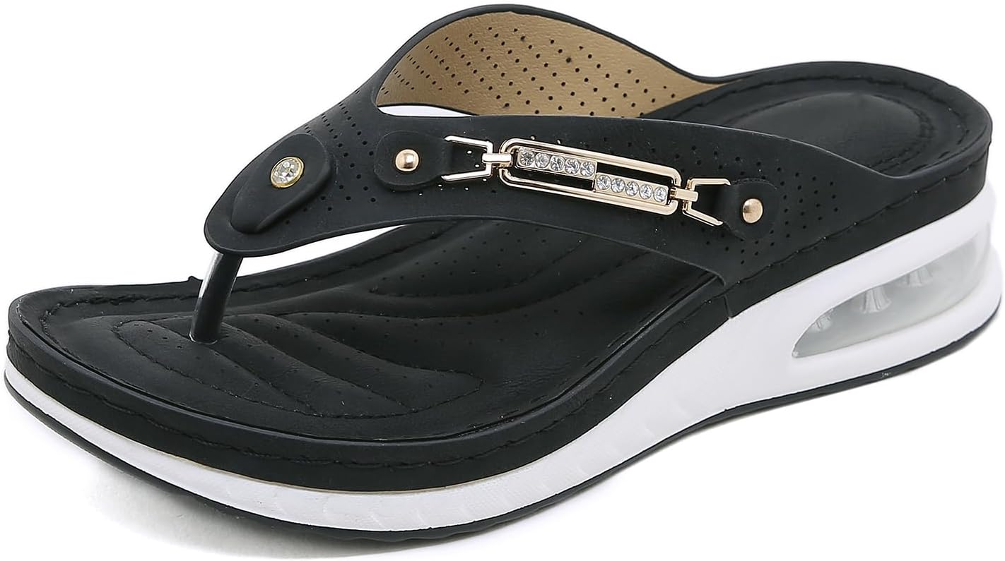Women's Air Cushion Flip Flop Summer Casual Wedge Nigeria | Ubuy