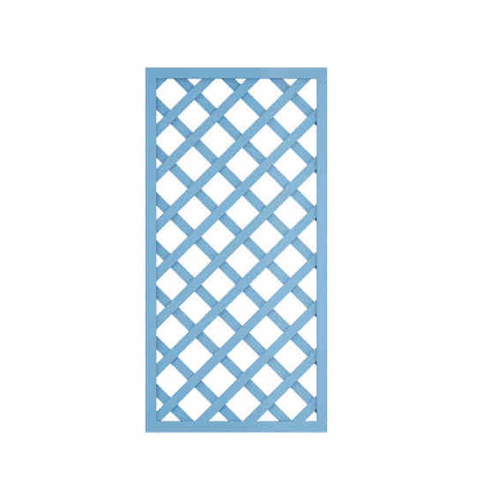 Divisorio in legno per la privacy, staccionata decorativa da giardino, telaio di supporto per piante da patio, facile da montare, decorazione per esterni (60 x 120 cm)