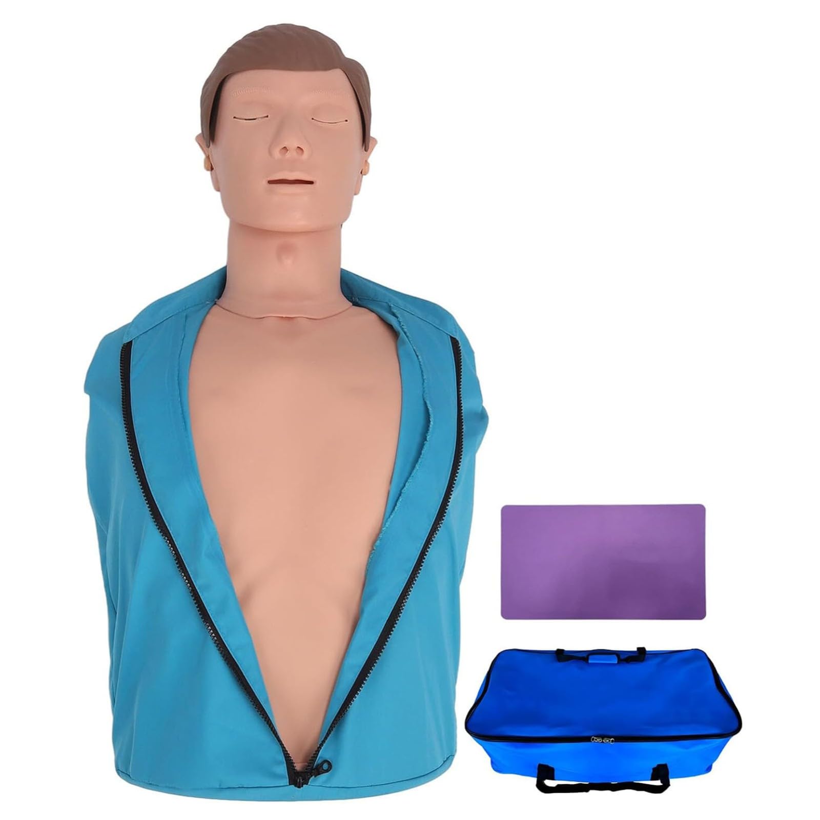 Mannequin de RCR Adulte Demi-Corps Modèle D'aides Pédagogiques Médicales pour La RCP Formation Aux Premiers Secours Simulateur Factice de RCR