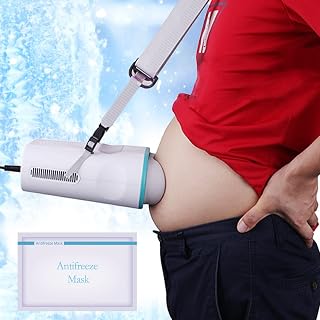 Body Massager, Portable Cool Sculpting Machine for Home, Body Sculpting Device Cellulite Removal Massager, Fat Freezer System, Fat Freezing at Home Body Cryo Fat Freeze with Belt for Body Shaping