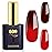 YTD Likomey Color Changing Gel Nail Polish,15ml Red To Brown Mood Temperature Change Colors Ombre Thermal Salon Home Nail Art Manicur Fall Winter UV Color Varnish,WB14
