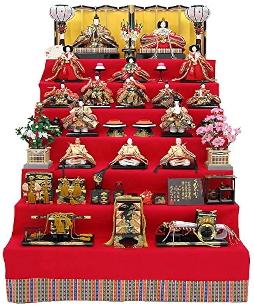 お雛様七段飾り Amazon | 【雛人形 ひな人形 お雛様 おひなさま】 七段 十五人