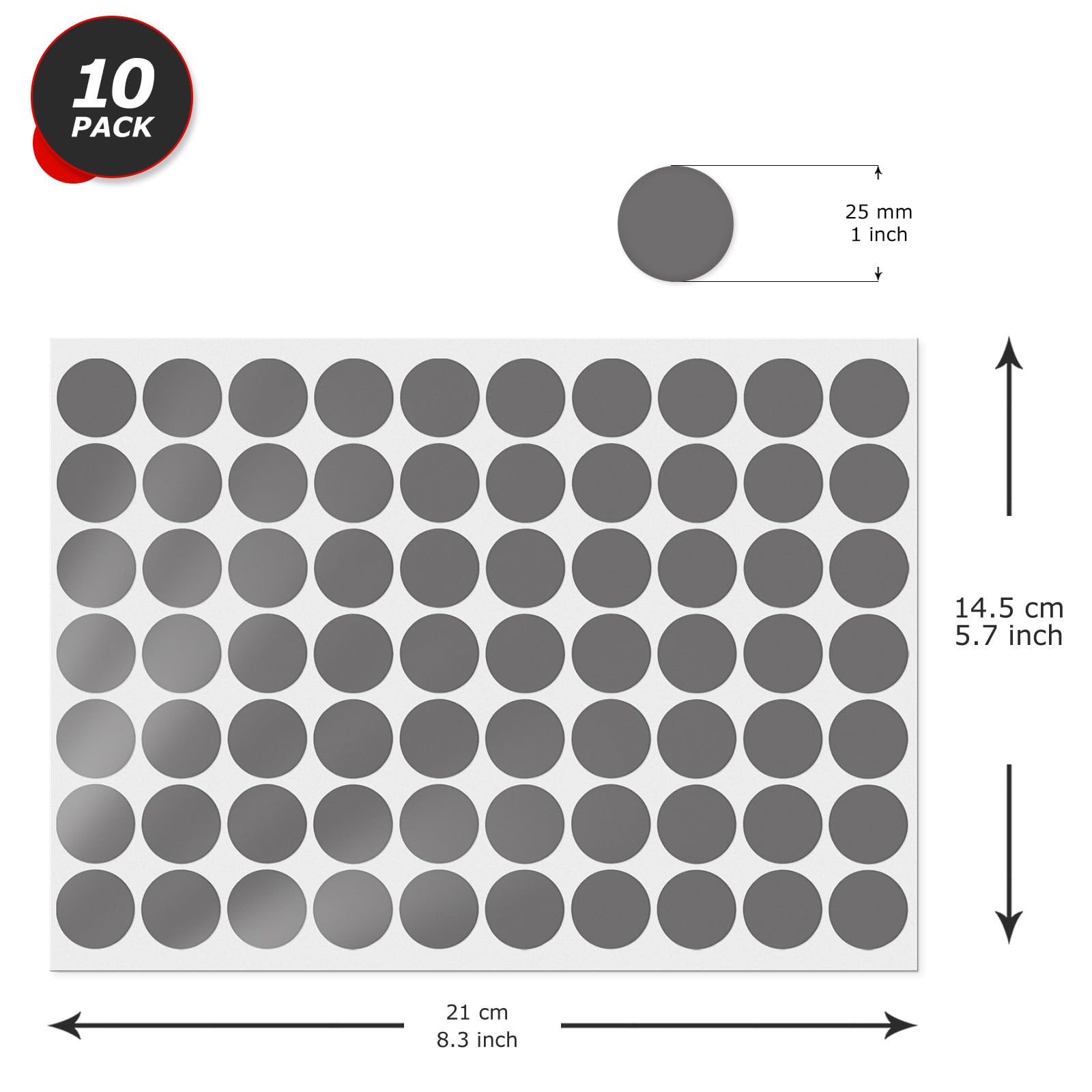 White Circle Stickers Home Depot YIKIADA Red 100 Mm Round Stickers Self-Adhesive Circle Labels Color Coding Dot Decals For Office School Home Warehouse 40 Pieces 1.5 Inch Round Labels Template