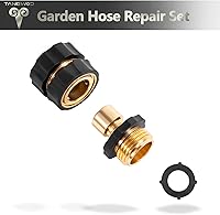 Vista 2 de Garden Hose Quick Connect Fittings, Quick Disconnect Water Hose Fittings for Garden Hose Connectors Quick Connect & Disconnect, Quick Connect Hose