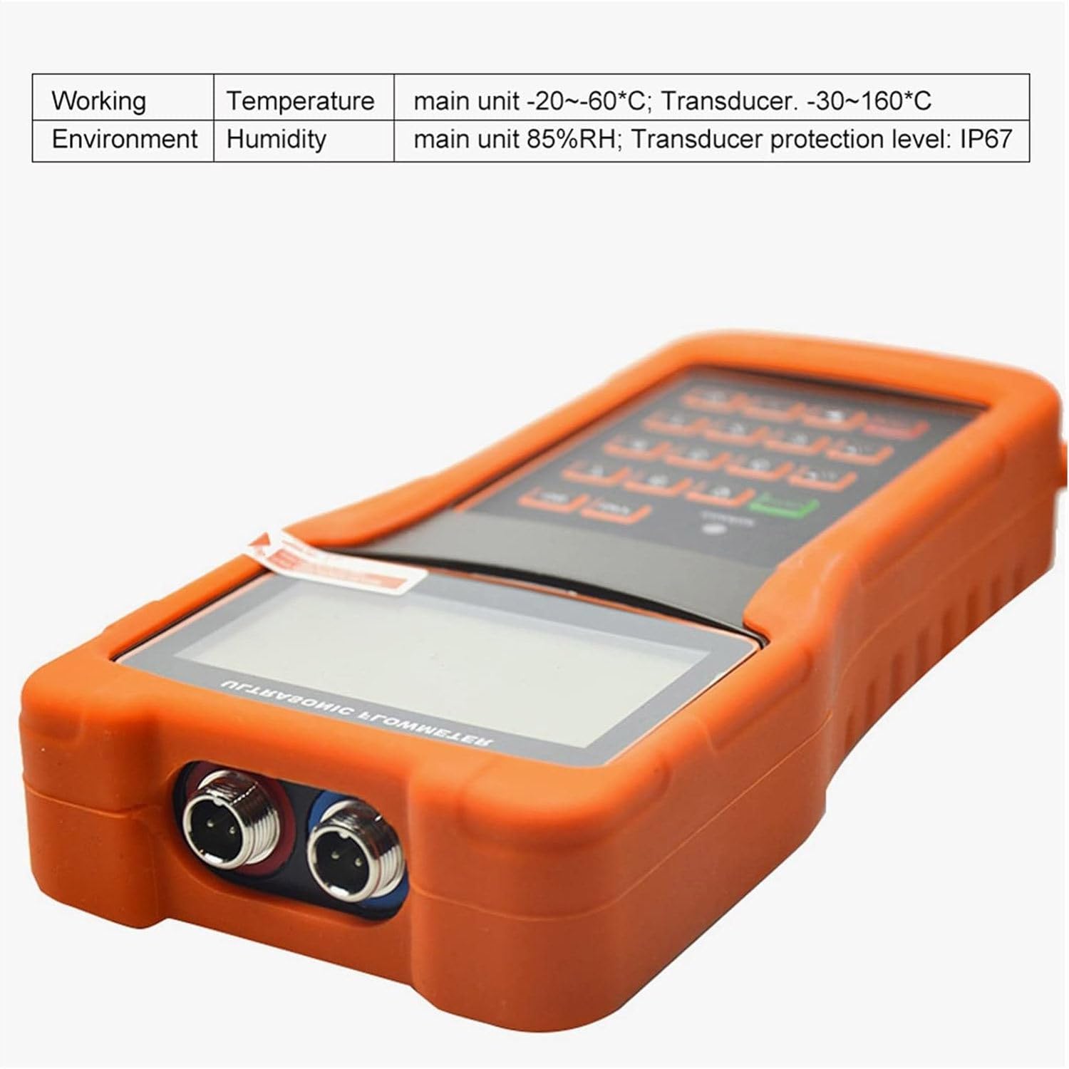 Digitaler Ultraschall-Durchflussmesser TUF-2000H mit Standardwandler TS-2/TM-1/TL-1, Messbereich DN15–6000 mm, quantitative Kontrolle,TS-2(DN15-100mm)