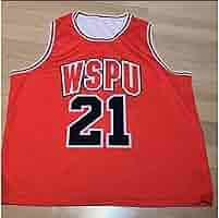 Amazon.co.jp: WurtS バスケユニフォーム 赤 WSPU Basket Shirts