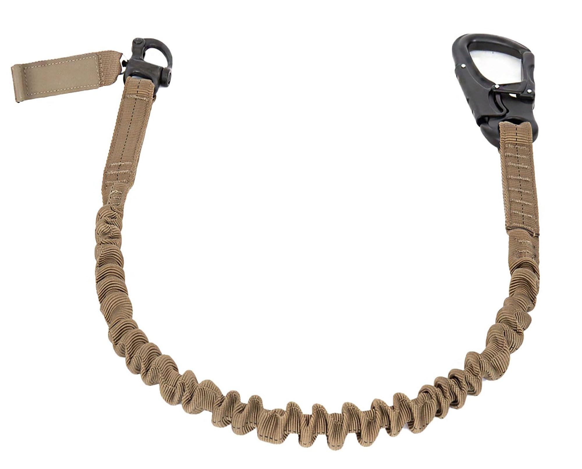 Warrior - A.S. Warrior Assault Personal Retention Lanyard Tango Carabiner + Clip SNAP (Correa de seguridad) (Coyote)