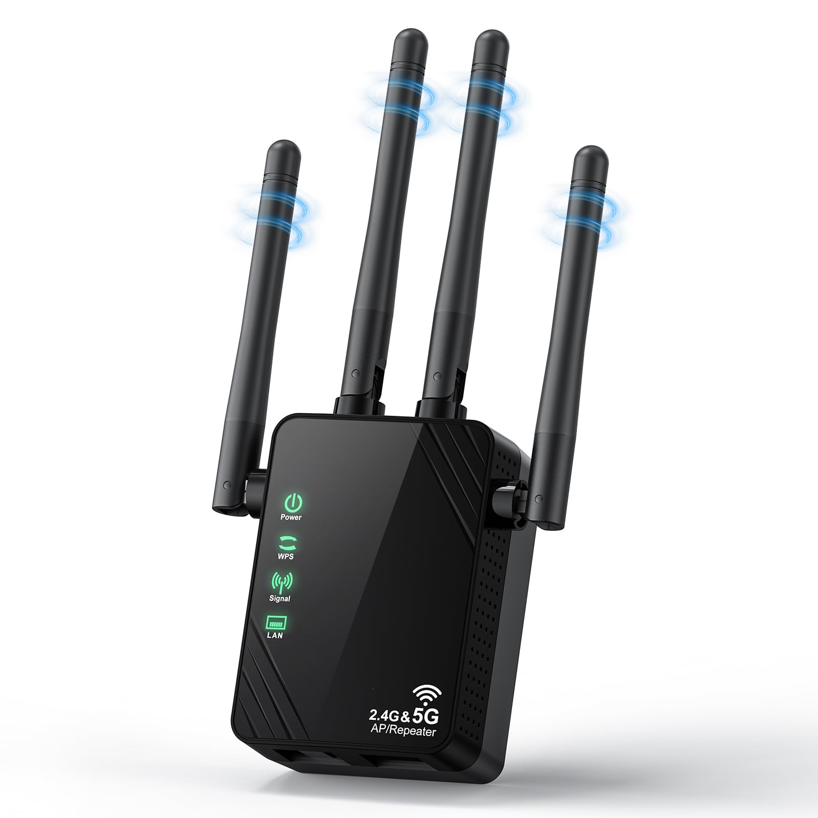 WiFi Extender Signal Booster for Home, Dual Band 1200Mbps Internet Extender WiFi Booster Up to 12888 Sq.ft Coverage and 105 Devices, WiFi Repeater with Ethernet Port, Easy Setup - 2