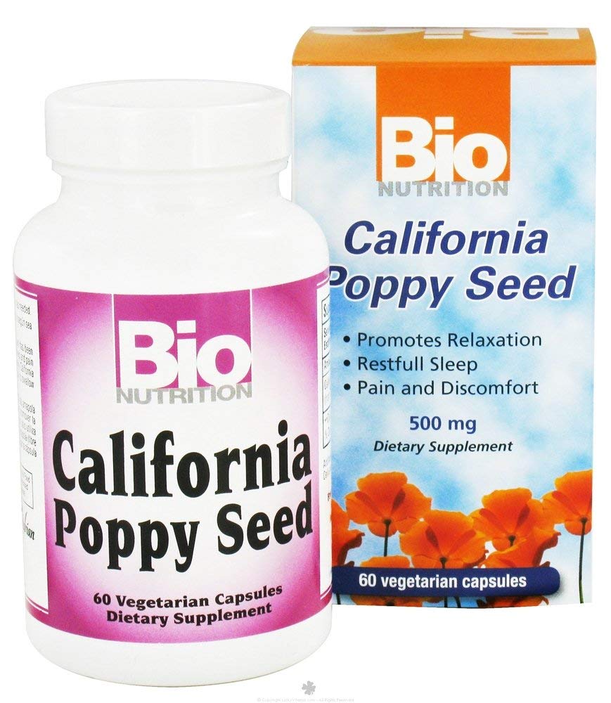 Bio Nutrition Inc California Poppy 60 Vcap2