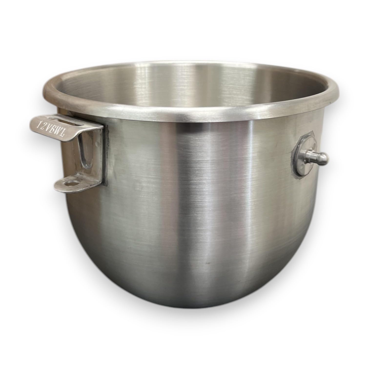 ALFA 12VBWL 12-Quart Replacement Stainless Steel Mixer Bowl for Commercial Mixers | Replaces Hobart 295643 Mixing Bowl for Hobart A120 Series Mixers