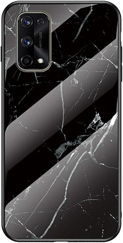 IVY Funda de mármol de vidrio templado para Oppo Realme X7 Pro Case - C