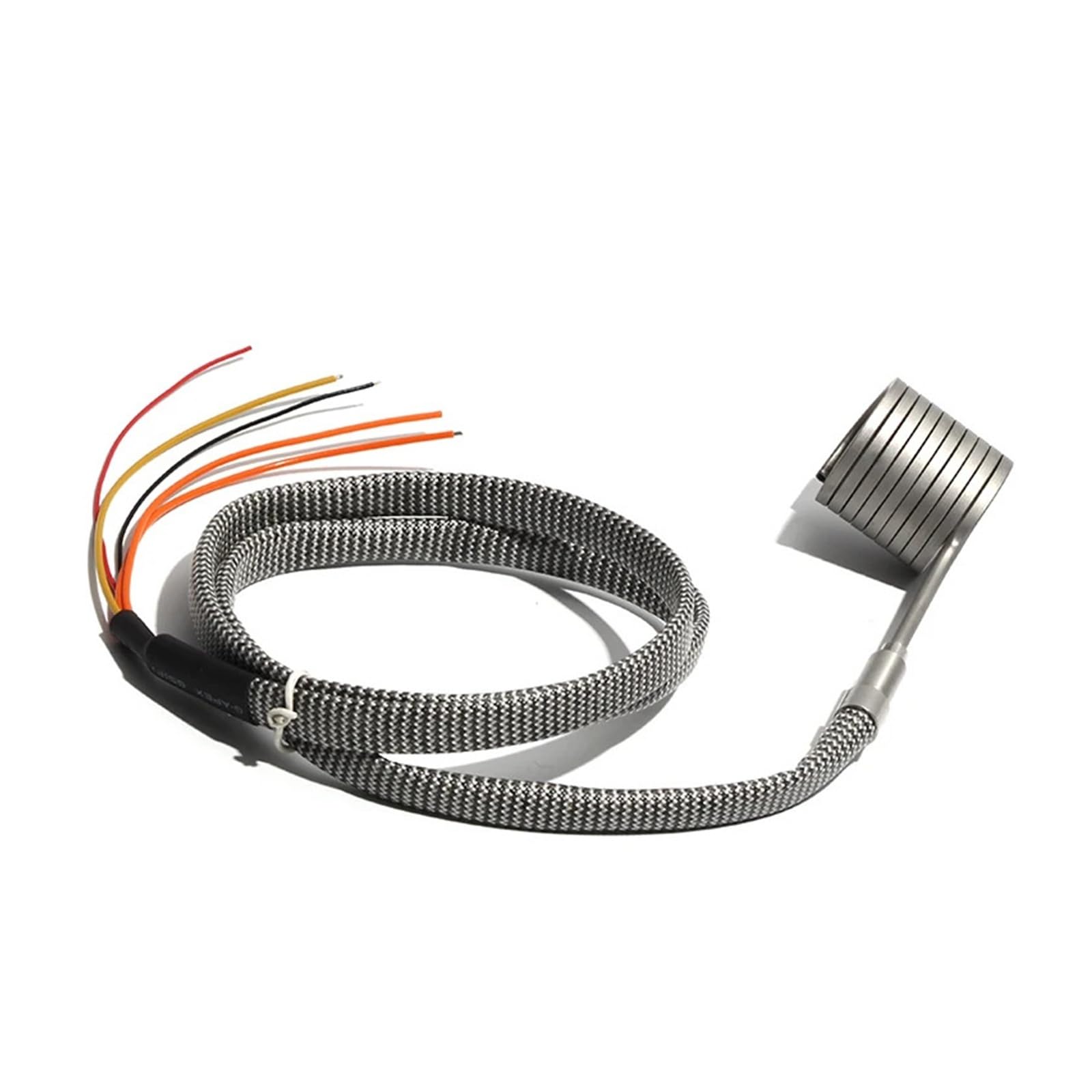 FXFBRTRWN 220V 22x25/30/35/40/50mm Electric Hot Runner Spiral Coil Band Heaters with K Thermocouple(4.2x2.2mm-550W 22x40mm(IDxH))