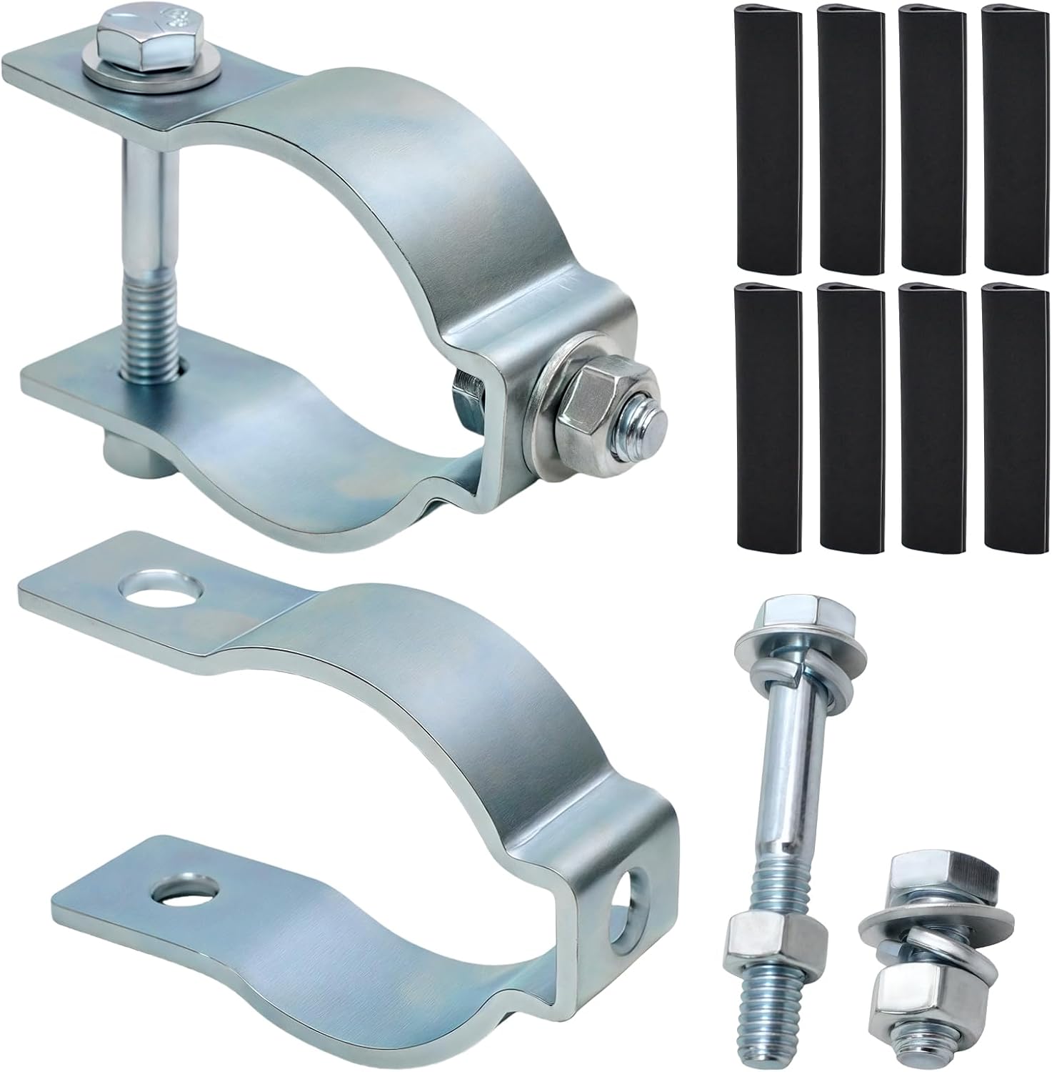 Numano（2pack) for Tube Gate Bracket Kit Compatible with Automatic Gate Opener Systems Tube Gate Bracket Suitable for 1.6" to 2" Pipe