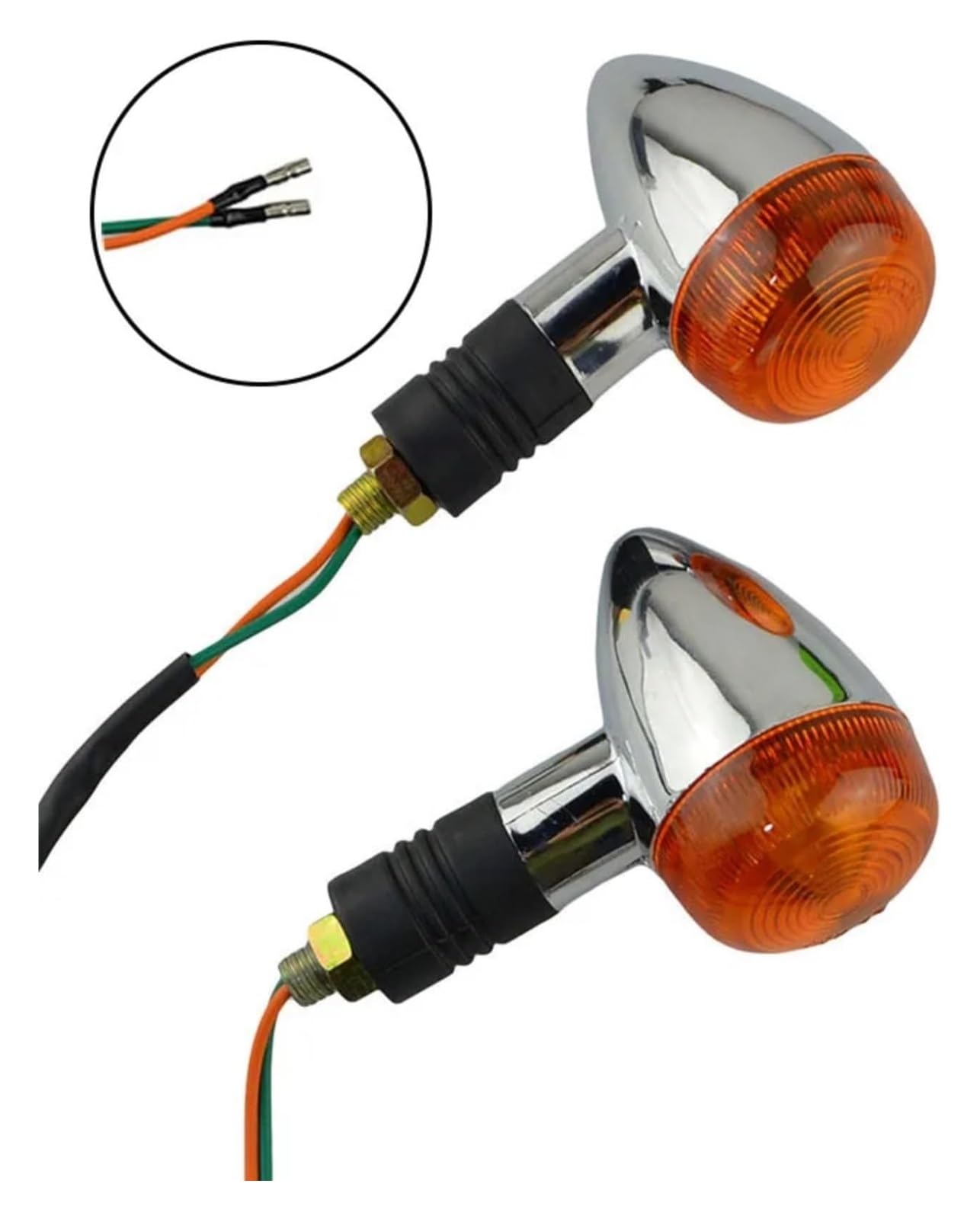 Indicatore Direzione Anteriore per Suzuki per GSX250 per GSX400 Moto Freccia Indicatore di Direzione Lampada Stop