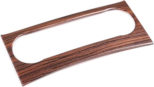 Miniatura 4 de CHEYA ABS pino madera grano coche control centro aire acondicionado salida perilla AC panel marco cubierta TRIM para Mercedes-Benz Clase C W204