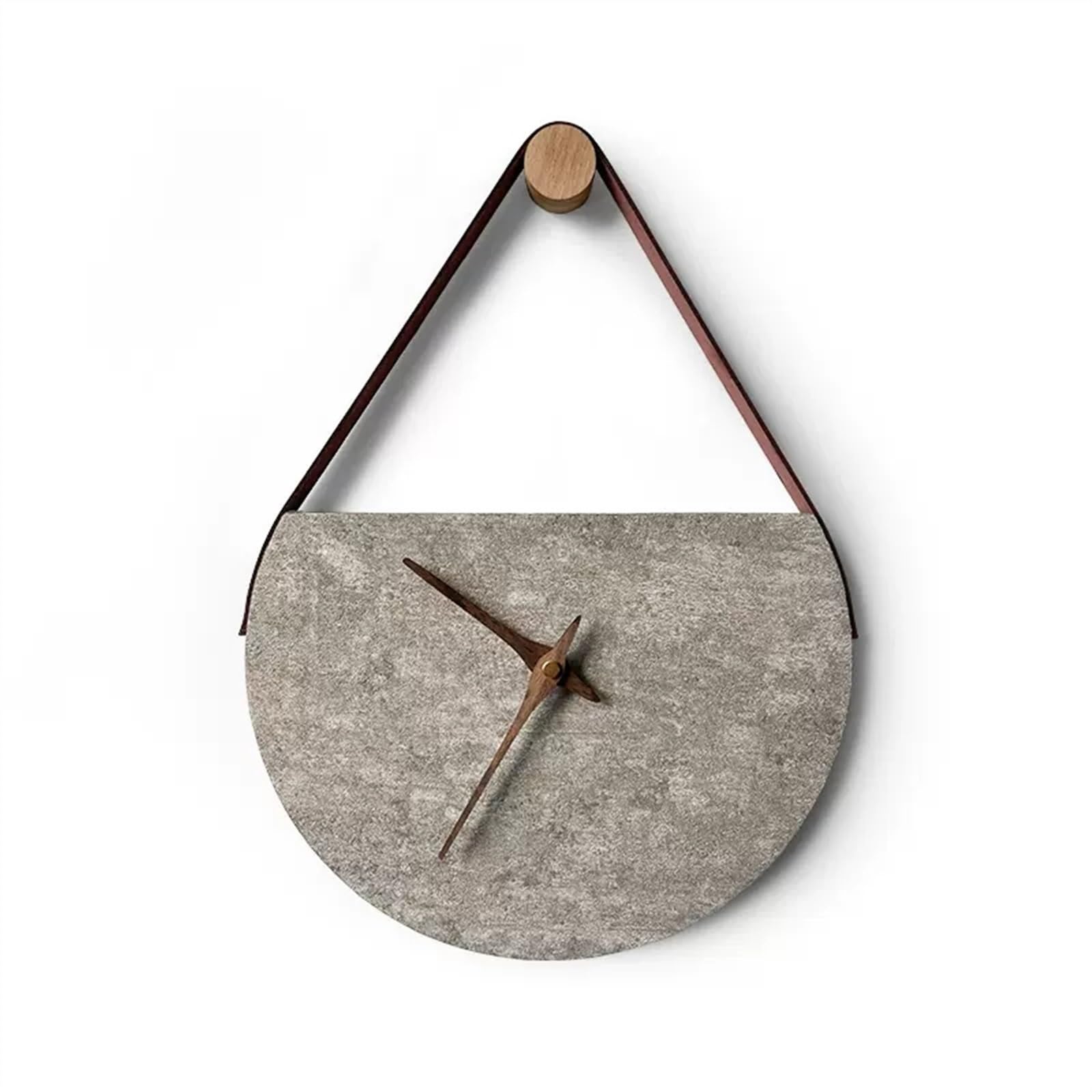 EINES Wall Clocks Living Room Wall Clock Modern minimalist Wall Clock Creative Bedroom Decorative Wall Watch Household Mute Hole-free(B)