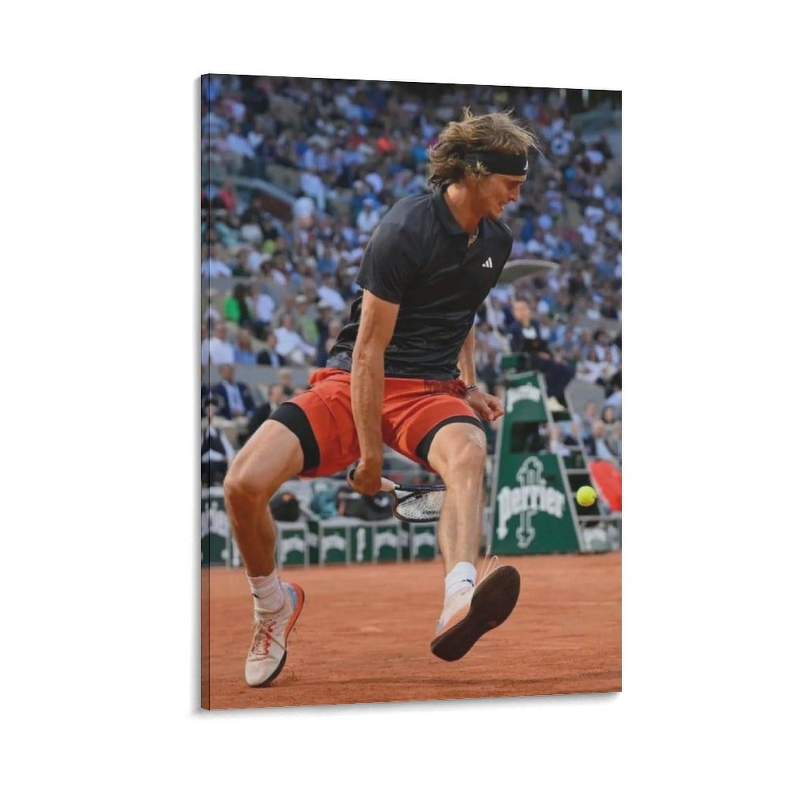 ASUIU Alexander Zverev Canvas Poster Poster Painting Canvas Wall Art Living Room Posters Painting 20x30inch(50x75cm)