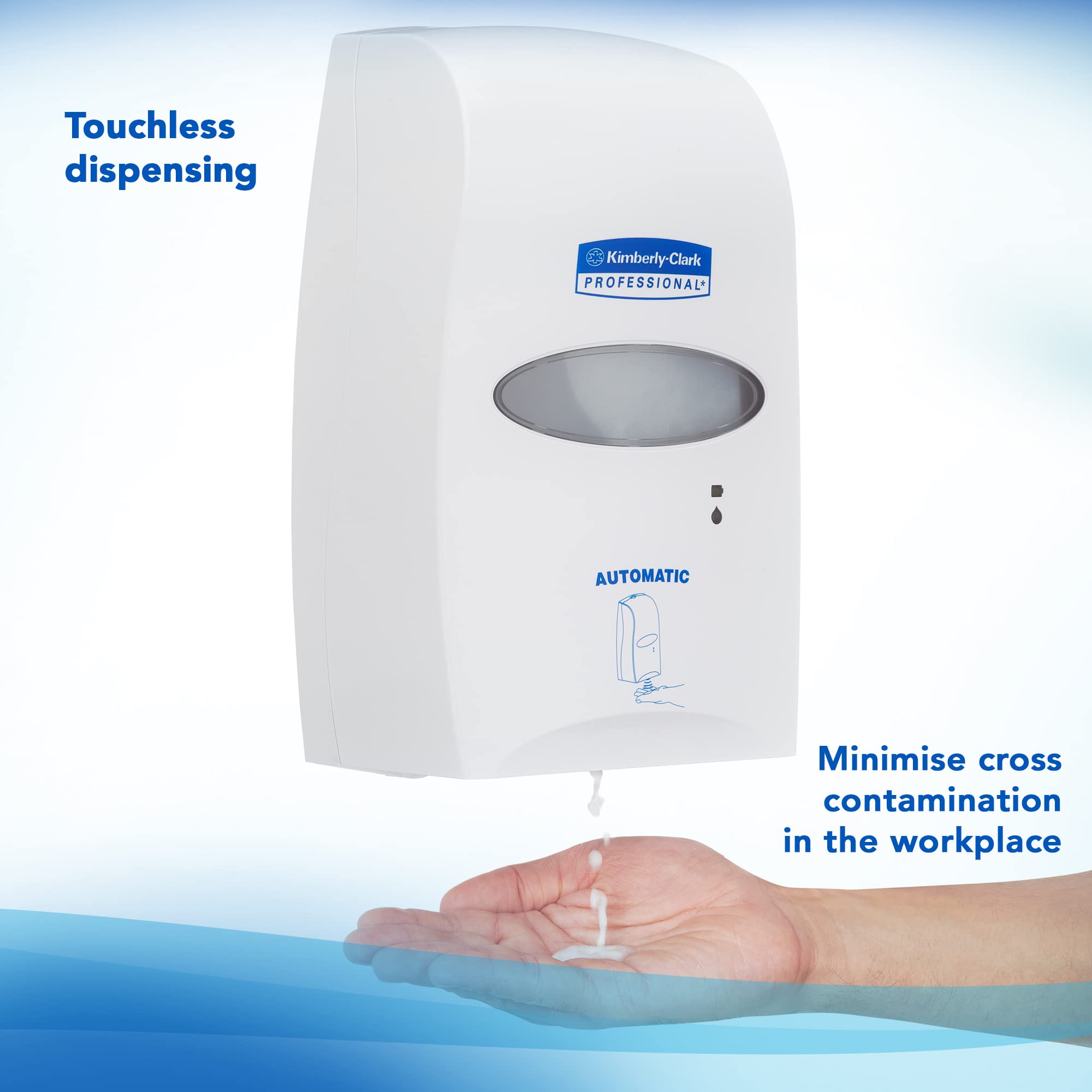 Scott Control Handdesinfektionsschaum auf Alkoholbasis 6393 – 4 x 1,2 Liter Handdesinfektionsmittel, Nachfüllpackung (4,8 Liter gesamt)
