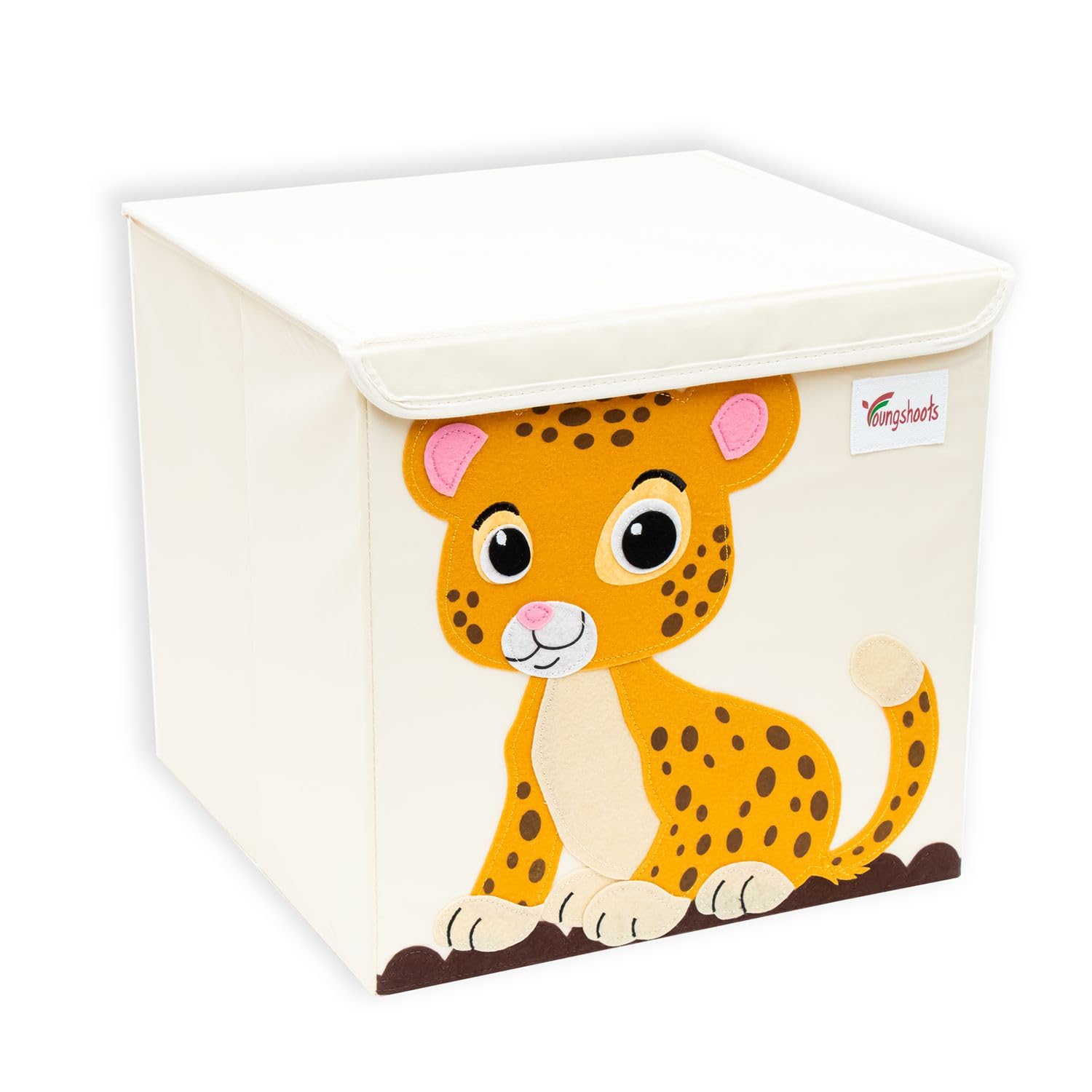 Boîte de rangement pour enfants fin du désordre bac à jouets tigre 35cm