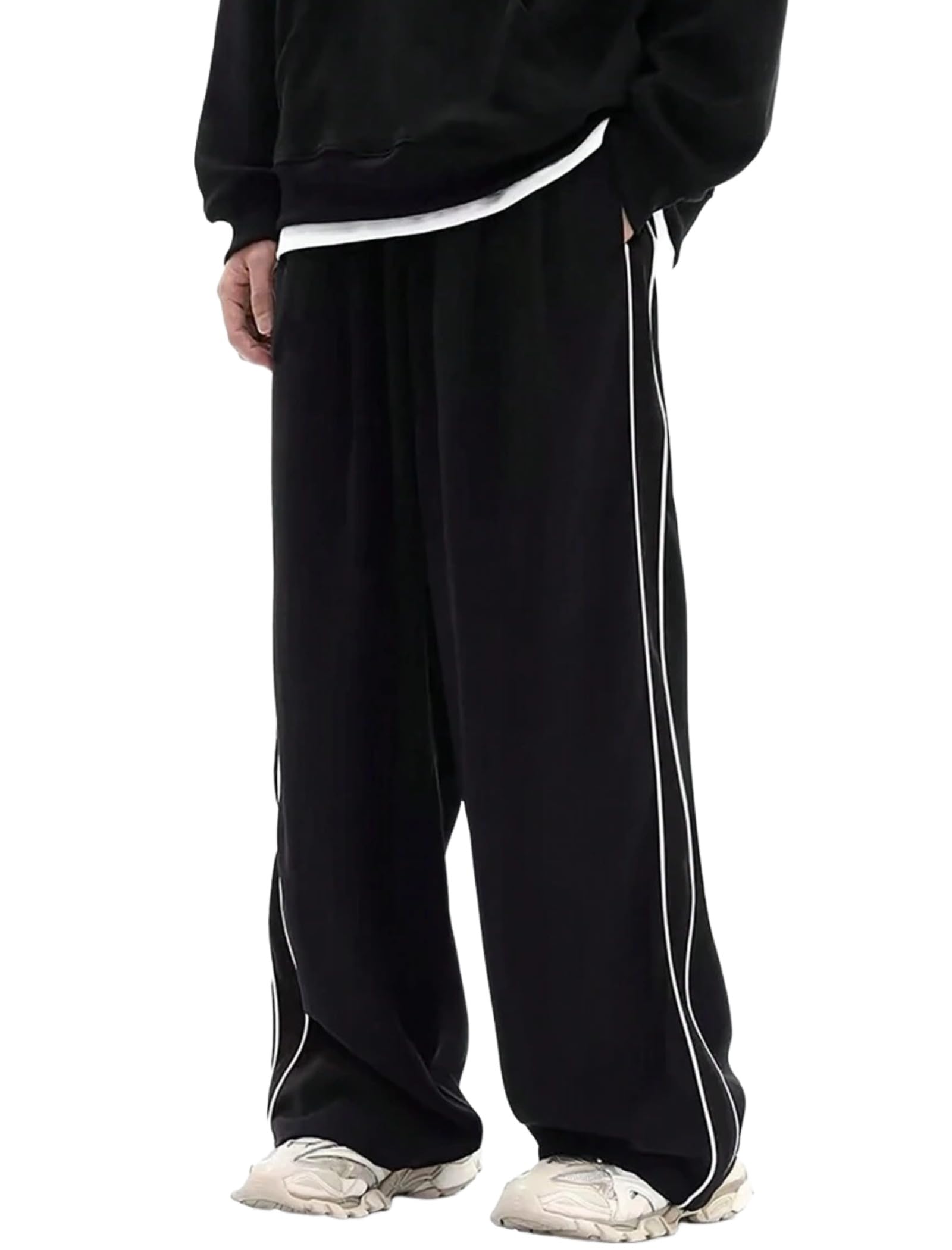 ZAFUL Men's Baggy Sweatpants Y2k Parachute Pants