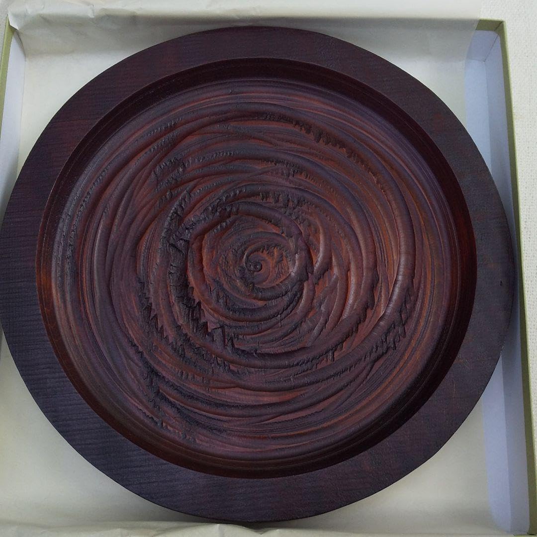孔雀の羽　創作漆器　漆塗り　宝箱　木製　天然木　漆器　小物入れ　蓋物 漆器 天 然木 34センチ 保障できる】 孔雀の羽 創作漆器 漆塗り 宝箱