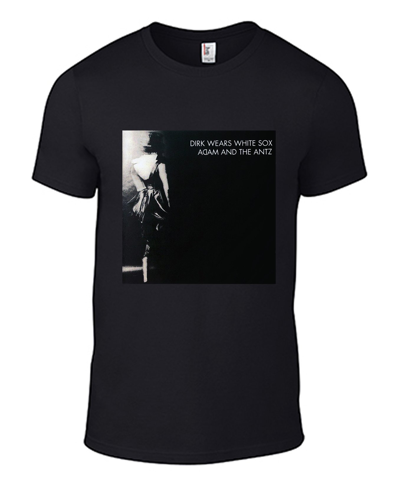 Real World UK Adam and The Ants Dirk Wears White Sox Band T-Shirt Album CD Artwork Image Cover & Logo Indie Tee Print W