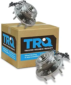 TRQ Front Wheel Bearing & Hub Assembly Set (2-piece)