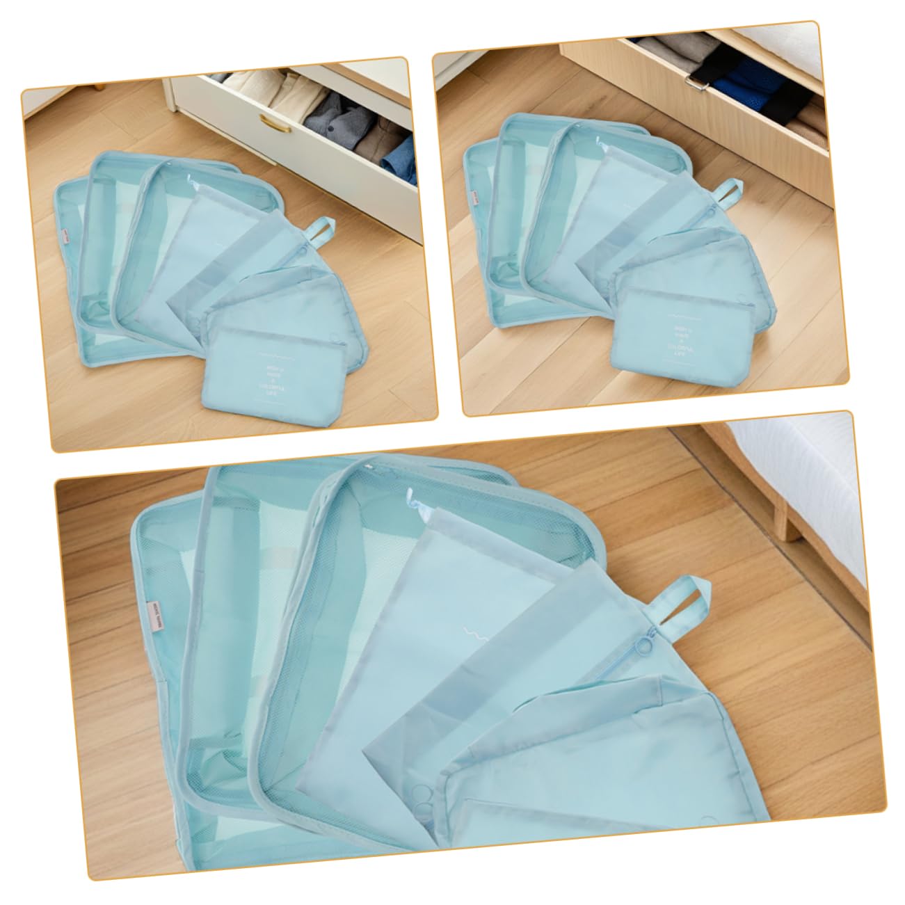 Beavorty Set 14 Pezzi Cubi da Viaggio Leggeri Oxford Design Multicompartment per Organizzatori Valigia, per Viaggi Lunghi e Vacanze